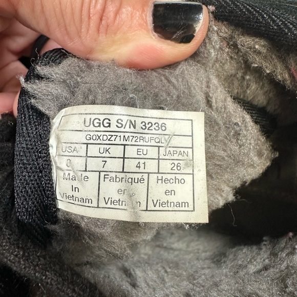 Mens sz 8 UGG NEUMEL Black main image 5